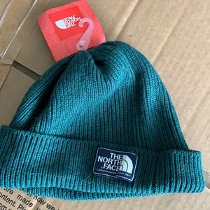 The North Face green winter hat NWT